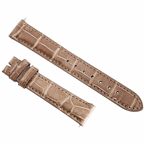 Hadley Roma 16MM Brown Alligator Leather Strap 16AAT08M