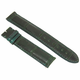 Hadley Roma 18 MM Forest Green Alligator Leather Strap Hadley Roma 18 MM Forest Green Alligator Leather Strap