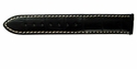 Hadley Roma 18 MM Matte Black Alligator Leather Strap