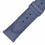 Hadley Roma 18 MM Matte Blue Alligator Leather Strap