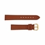 Hadley Roma 18mm Genuine Tan Lizard Embossed Grain Leather Strap
