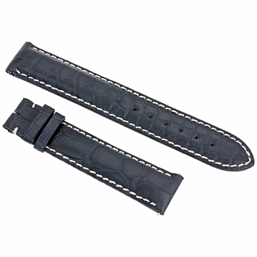 Hadley Roma 19 MM Blue-Grey Alligator Leather