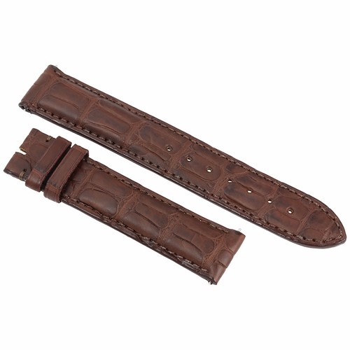 Hadley Roma Brown Alligator Leather Strap Hadley Roma Brown Alligator Leather Strap