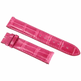 Hadley Roma Hot Pink Alligator Leather Strap Hadley Roma Hot Pink Alligator Leather Strap