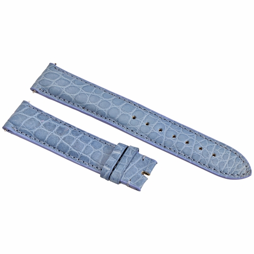 Hadley Roma 19 MM Light Blue Alligator Leather Strap