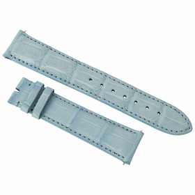 Hadley Roma 19MM Baby Blue Alligator Leather Strap Hadley Roma 19MM Baby Blue Alligator Leather Strap