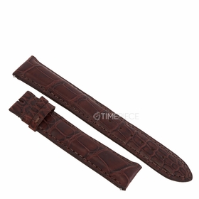 Hadley Roma 20 MM Matte Brown Alligator Leather Strap