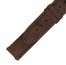 Hadley Roma 20 MM Matte Brown Ostrich Leather Strap