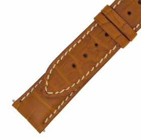 Hadley Roma 20 MM Matte Honey Alligator Leather Strap Hadley Roma 20 MM Matte Honey Alligator Leather Strap
