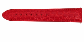 Hadley Roma 20 MM Red Alligator Leather Strap Hadley Roma 20 MM Red Alligator Leather Strap