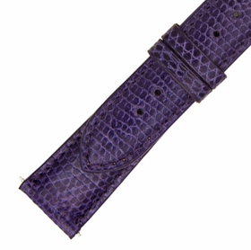 Hadley Roma 20 MM Shiny Indigo Lizard Leather Strap Hadley Roma 20 MM Shiny Indigo Lizard Leather Strap
