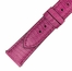 Hadley Roma 20 MM Shiny Magenta Lizard Leather Strap
