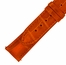 Hadley Roma 20 MM Shiny Orange Alligator Leather Strap