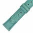 Hadley Roma 20 MM Shiny Sky Blue Lizard Leather Strap