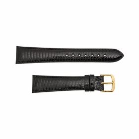 Hadley Roma 20mm Genuine Java Lizard Black Strap Hadley Roma 20mm Genuine Java Lizard Black Strap