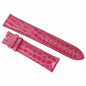 Hadley Roma 20MM Hot Pink Alligator Leather Strap Hadley Roma 20MM Hot Pink Alligator Leather Strap