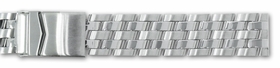 Hadley Roma 20mm Solid Link Design 5 Row Stainless Steel Silver Bracelet. Hadley Roma 20mm Solid Link Design 5 Row Stainless Steel Silver Bracelet.