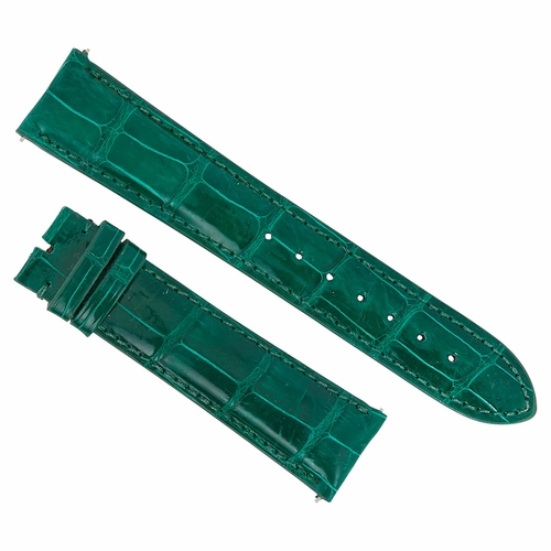Hadley Roma 21 MM Green Alligator Leather Strap