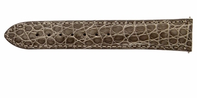 Hadley Roma 21 MM Grey Alligator Leather Strap Hadley Roma 21 MM Grey Alligator Leather Strap