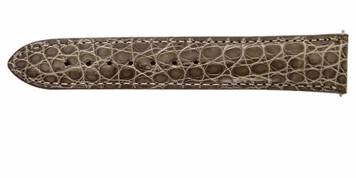 Hadley Roma 21 MM Grey Alligator Leather Strap