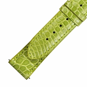Hadley Roma 21 MM Lime Green Alligator Leather Strap Hadley Roma 21 MM Lime Green Alligator Leather Strap