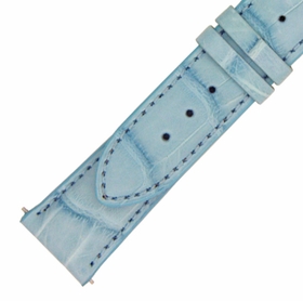 Hadley Roma 21 MM Matte Baby Blue Alligator Leather Strap Hadley Roma 21 MM Matte Baby Blue Alligator Leather Strap