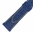Hadley Roma 21 MM Matte Electric Blue Alligator Leather Strap