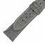 Hadley Roma 21 MM Matte Light Grey Alligator Leather Strap