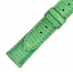 Hadley Roma 21 MM Matte Pastel Green Lizard Leather Strap