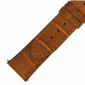 Hadley Roma 21 MM Matte Tan Alligator Leather Strap