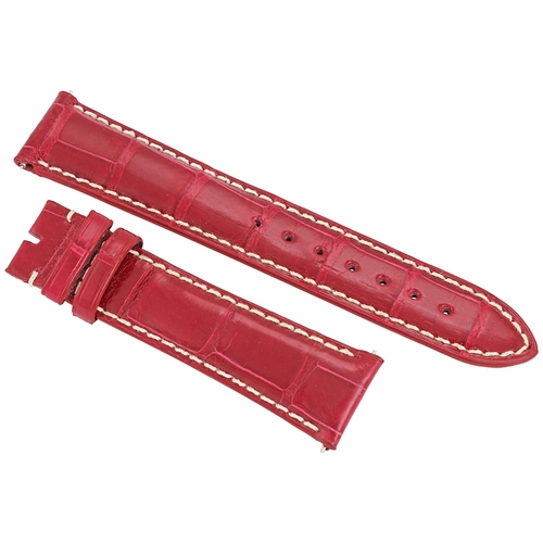 Hadley Roma 21 MM Red Alligator Leather Strap