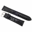 Hadley Roma 21 MM Shiny Black Alligator Leather Strap