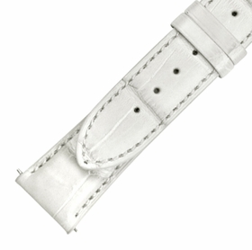 Hadley Roma 21 MM White Alligator Leather Strap Hadley Roma 21 MM White Alligator Leather Strap