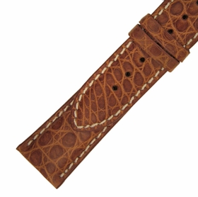Hadley Roma 22 MM Matte Tan Alligator Leather Strap Hadley Roma 22 MM Matte Tan Alligator Leather Strap