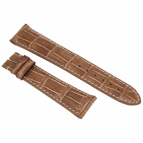 Hadley Roma 22 MM Shiny Natural Alligator Leather Strap Hadley Roma 22 MM Shiny Natural Alligator Leather Strap