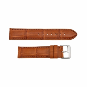 Hadley Roma 22mm Genuine Matte Alligator Chestnut Strap Hadley Roma 22mm Genuine Matte Alligator Chestnut Strap