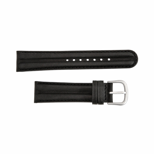Hadley Roma 22mm Genuine Waterproof Black Leather Strap Hadley Roma 22mm Genuine Waterproof Black Leather Strap