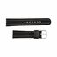 Hadley Roma 22mm Genuine Waterproof Black Leather Strap