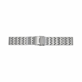 Hadley Roma 22mm Wide Link Design 7 Row Stainless Steel Silver tone Bracelet. Hadley Roma 22mm Wide Link Design 7 Row Stainless Steel Silver tone Bracelet.