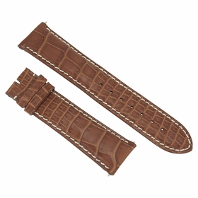 Hadley Roma 23 MM Brown Alligator Leather Strap Hadley Roma 23 MM Brown Alligator Leather Strap