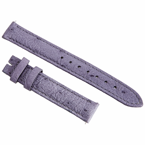 Hadley Roma Agate Grey Ostrich 14 MM Strap