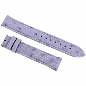 Hadley Roma Agate Grey Ostrich 186 MM Strap Hadley Roma Agate Grey Ostrich 186 MM Strap