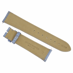 Hadley Roma Blue 21 MM Alligator Leather Strap Hadley Roma Blue 21 MM Alligator Leather Strap