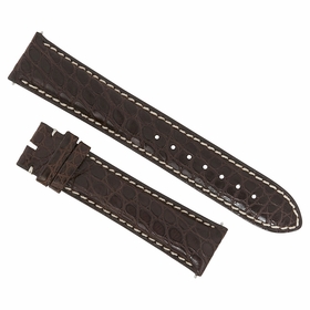 Hadley Roma Dark Brown 20 MM Alligator Leather Strap Hadley Roma Dark Brown 20 MM Alligator Leather Strap