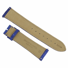 Hadley Roma Electric Blue 21 MM Alligator Leather Strap Hadley Roma Electric Blue 21 MM Alligator Leather Strap