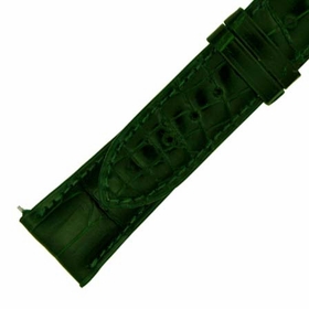 Hadley Roma Green Alligator Leather Strap Hadley Roma Green Alligator Leather Strap