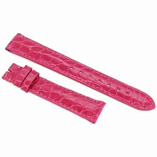 Hadley Roma Hot Pink 16 MM Alligator Leather Strap Hadley Roma Hot Pink 16 MM Alligator Leather Strap