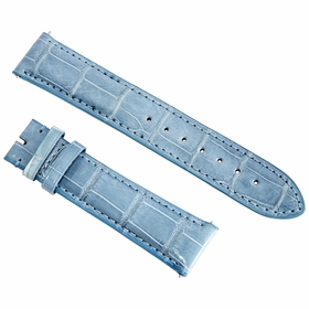Hadley Roma Light Blue 20 MM Alligator Leather Strap Hadley Roma Light Blue 20 MM Alligator Leather Strap