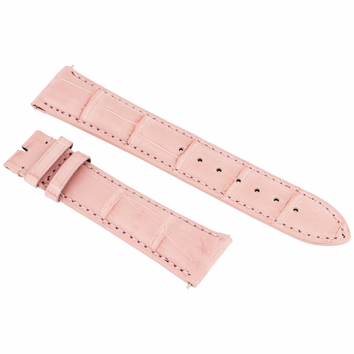 Hadley Roma Light Pink 21 MM Alligator Leather Strap