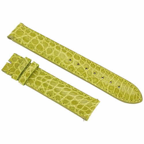 Hadley Roma Lime Green 18 MM Alligator Leather Strap